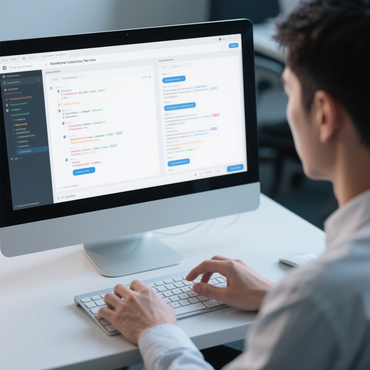 企业云服务解决方案展示 - 数字化办公环境